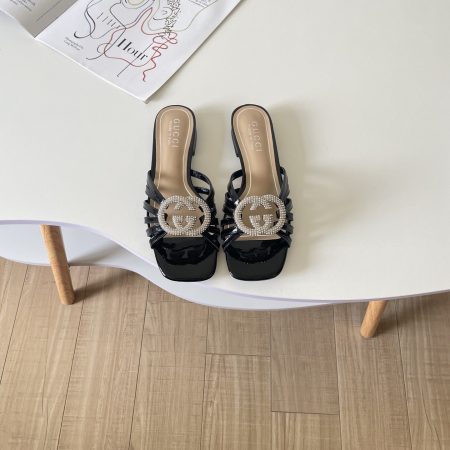 Gucci 26P Double G Openwork Flat Sandals - Image 5