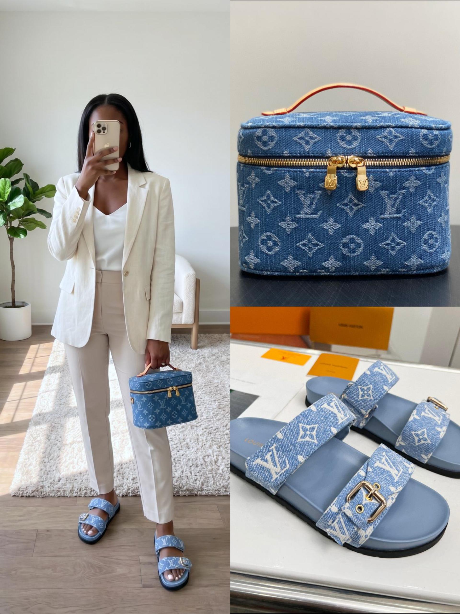 LV Shoes & Bag Set - Image 1