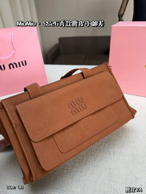 Miu Miu Beau Suede Shoulder Bag
