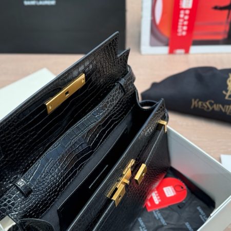 YSL Crocodile-pattern Bag - Image 5