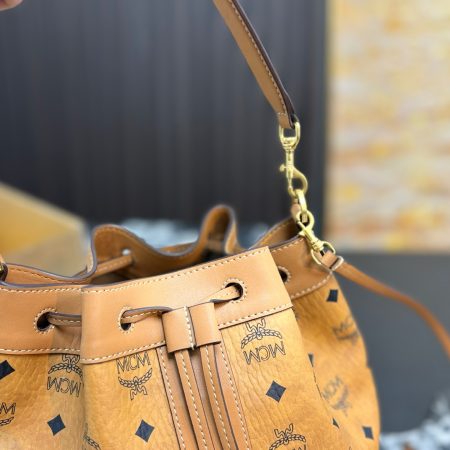 MCM Large Dessau Drawstring Bag - Image 7