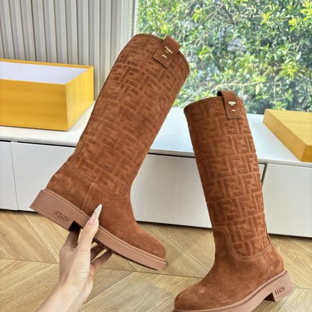 Fendi Filo Tall Suede Boots