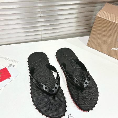 Christian Louboutin Loubi Flip Slide
