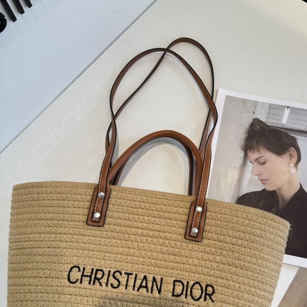 Dior Straw Bag