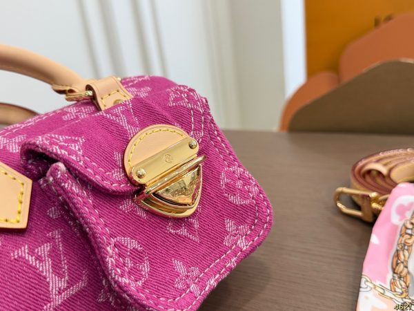LV Denim “ Little Gold Shield” Pillow Case