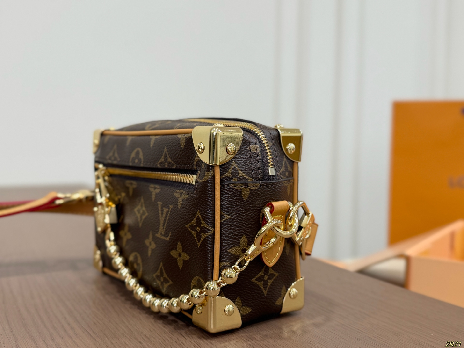 LV Mini Soft Trunk Monogram Bag - Image 4