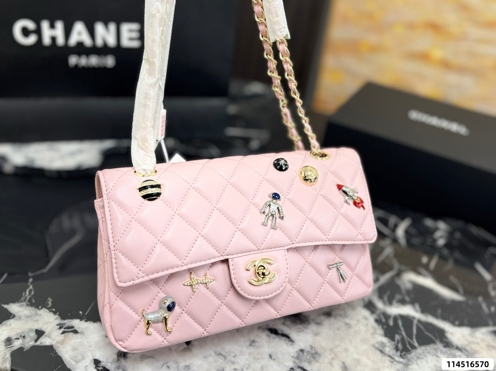 Chanel CF 25 Chain Bag - Image 6