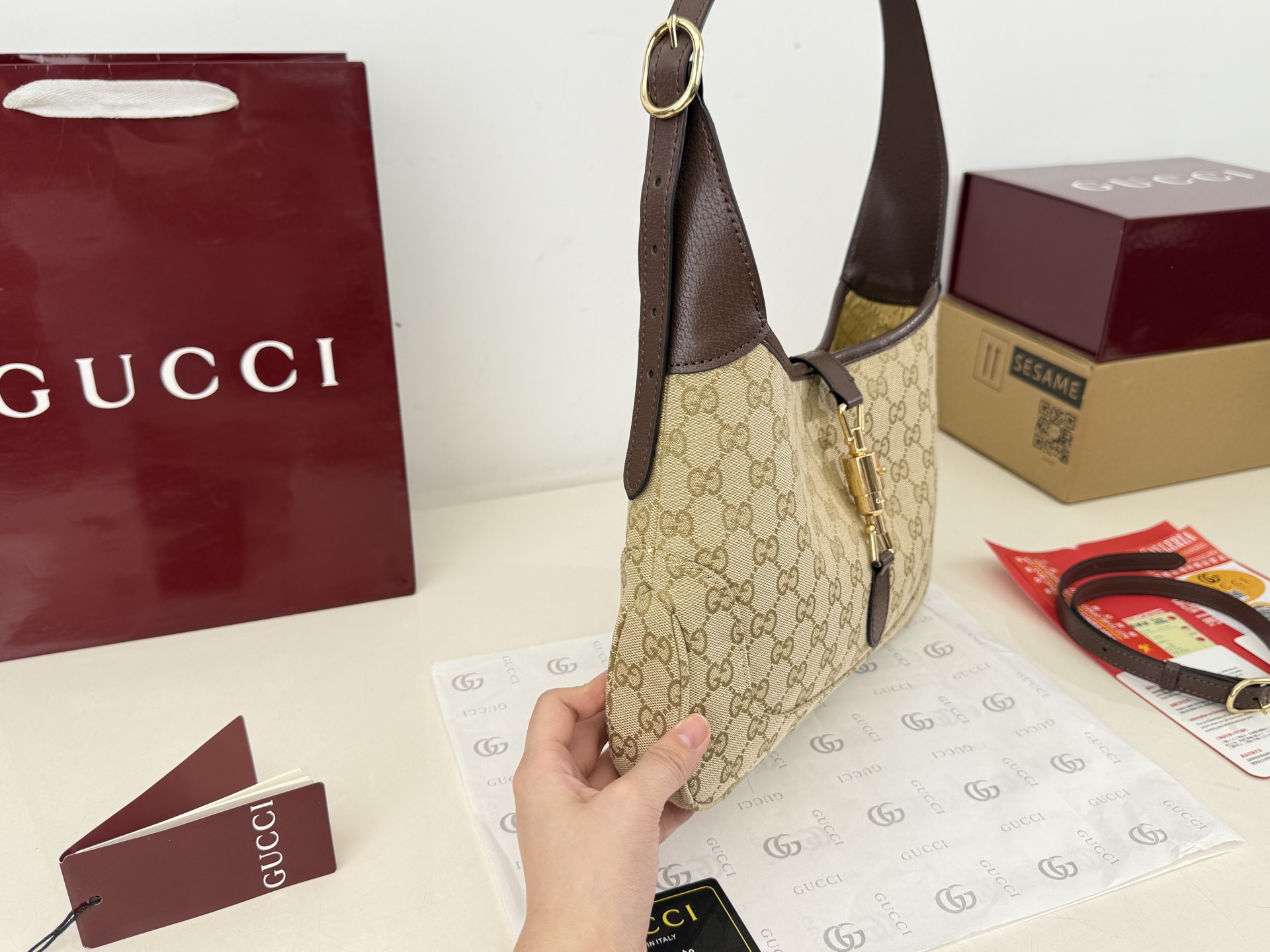 Gucci Jackie 1961 Shoulder Bag - Image 5