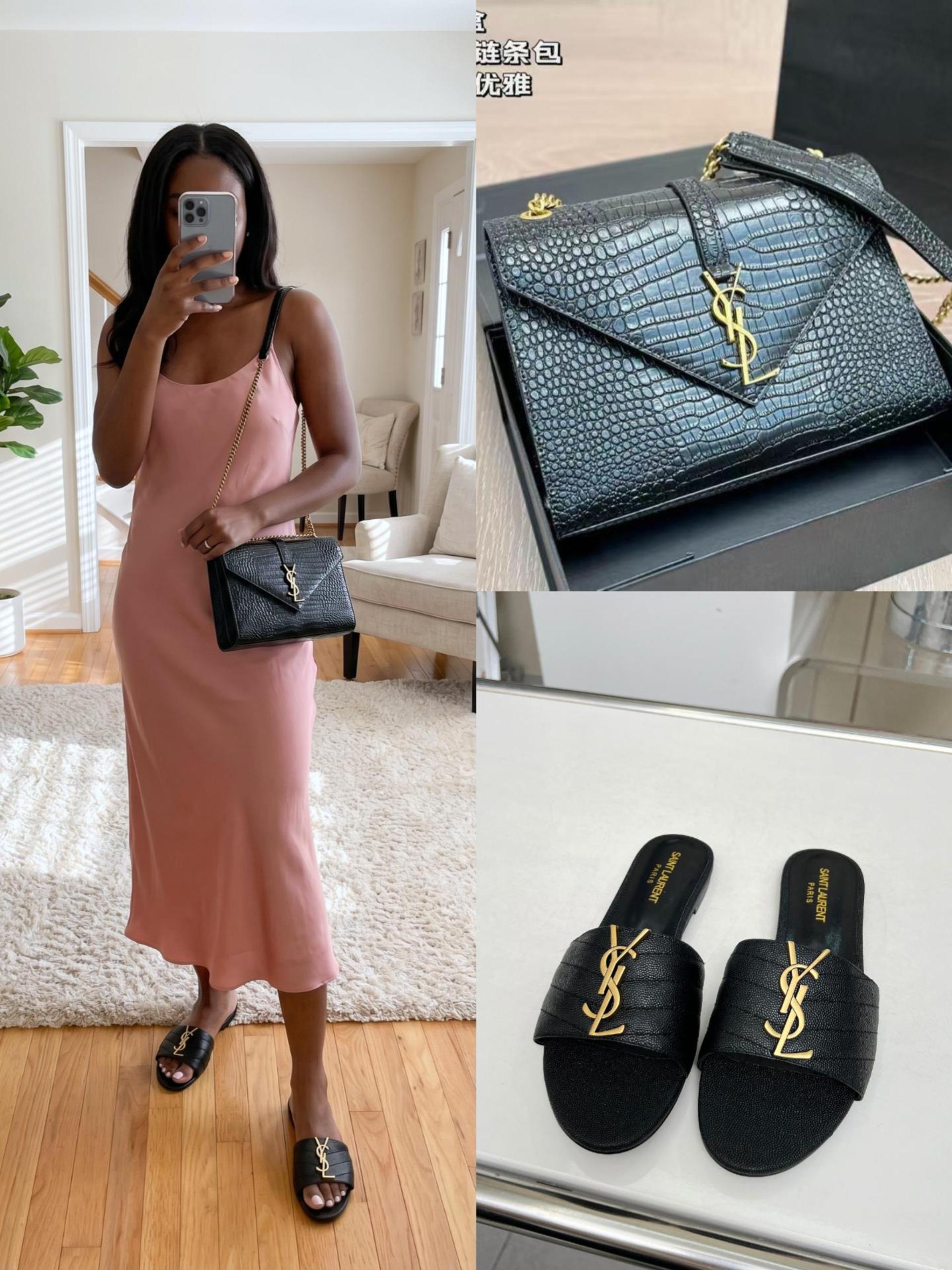 YSL Shoes & Bag Set - Image 1