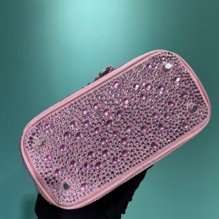 Prada Galleria Anti Crystal Handbag Pink - Image 4