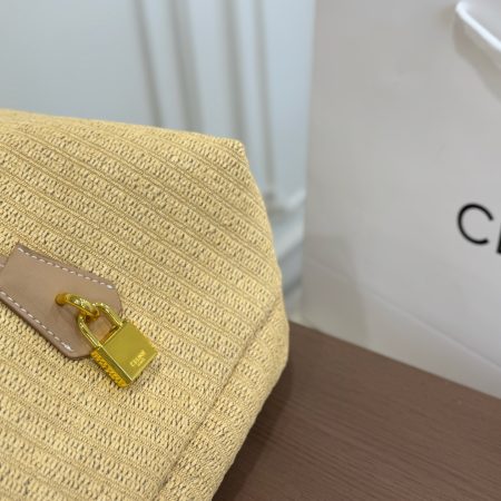 Céline Straw Tote Bag - Image 8
