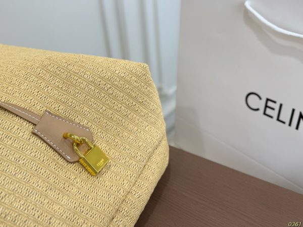 Céline Straw Tote Bag