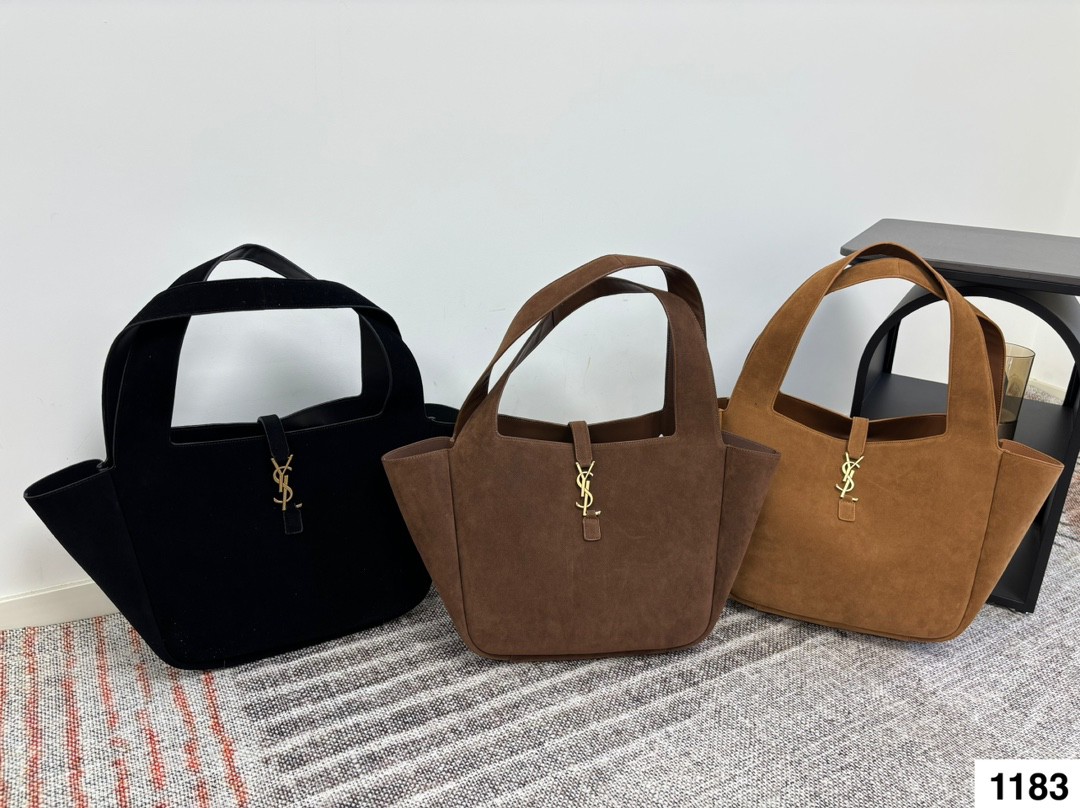 YSl Le 5 A 7 Bea suede tote bag - Image 1