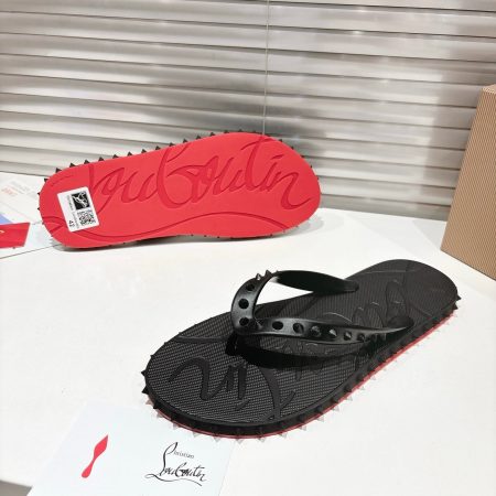 Christian Louboutin Loubi Flip Slide - Image 4