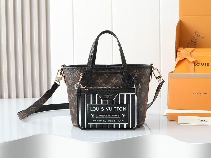 LV Neverfull Bandoulière Inside Out BB Handbag - Image 3