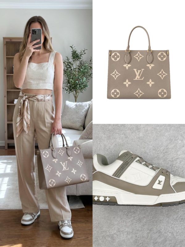 LV Shoes & Bag Set