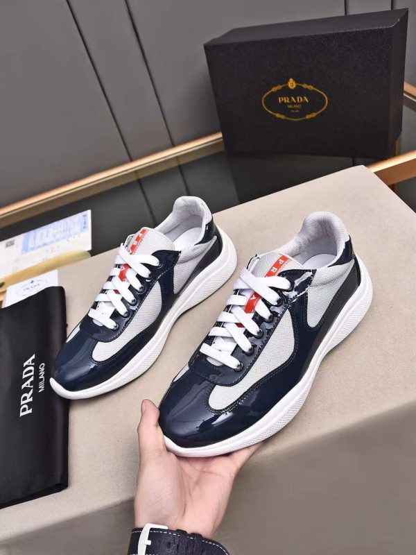 Prada Men Shoes Dark Blue