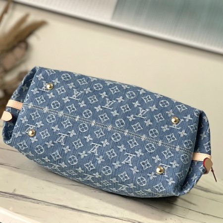 LV CARRYALL Denim Bag - Image 5