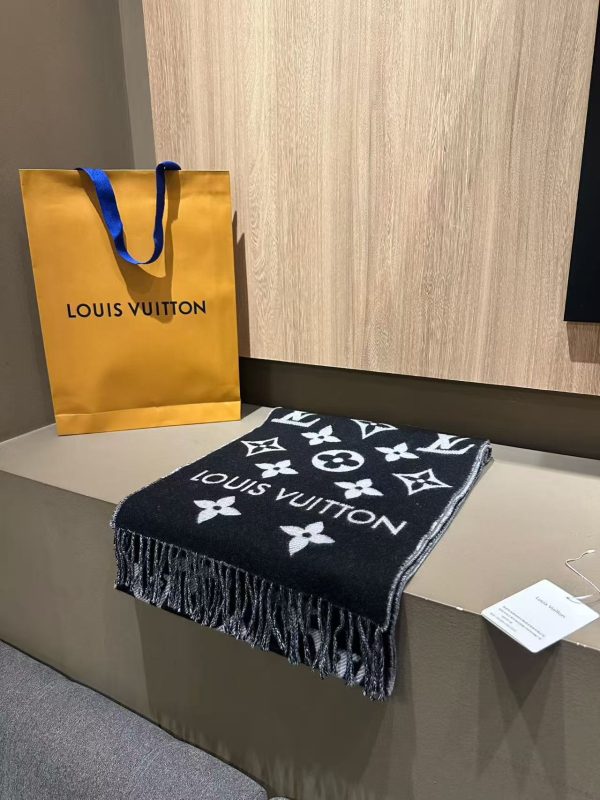 LV Classic Monogram Long Scarf