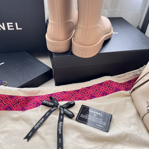 Chanel Rain Boots