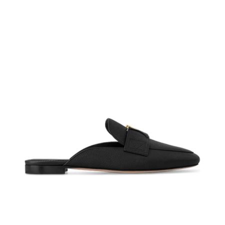 LV Leather Half-Pack Slingback Slide Sandals - Image 2