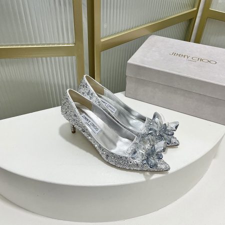 Jimmy Choo Allure Crystal Point Slide Sandal - Image 3