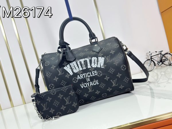 LV Speedy 30 Graffiti Pillow Bag