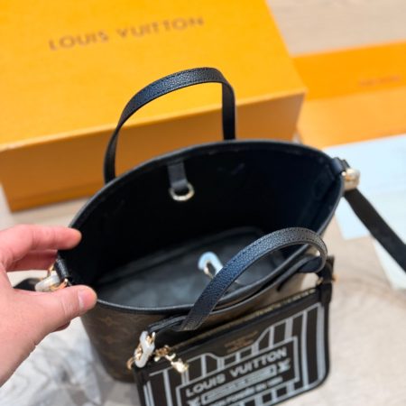 LV Neverfull BB Bandouliere Inside Out Tote Bag - Image 12