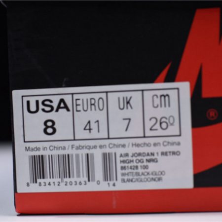 Air Jordan 1 Retro High OG NRG "RUST green"Igloo mens 861428-100 - Image 4