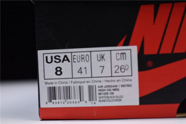 Air Jordan 1 Retro High OG NRG "RUST green"Igloo mens 861428-100
