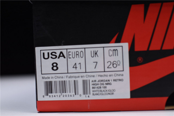 Air Jordan 1 Retro High OG NRG "RUST green"Igloo mens 861428-100 - Image 4