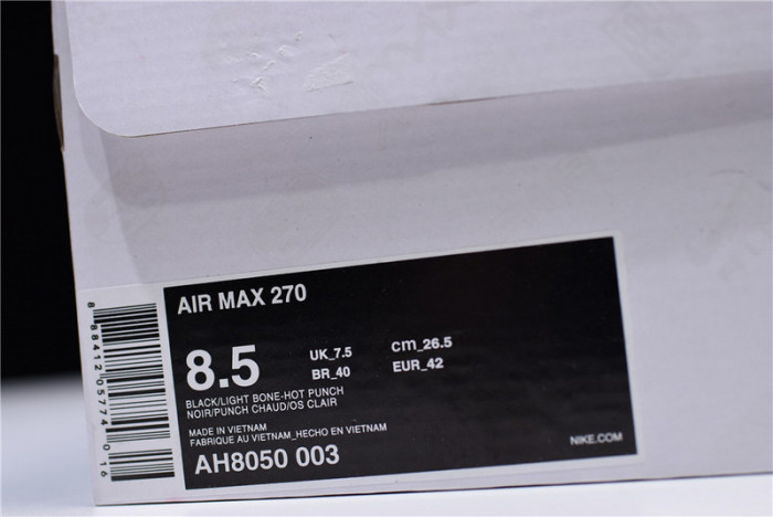 NIKE AIR MAX 270 Light Bone black AH8050-003 - Image 12