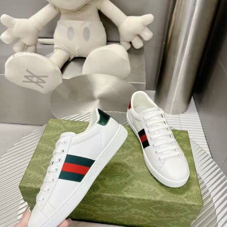 Gucci Ace Sneaker White Leather With Bee - Image 2