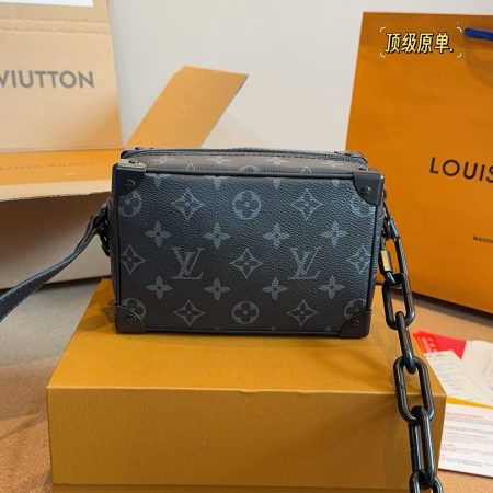 LV Mini Soft Trunk Monogram Eclipse Bag - Image 4