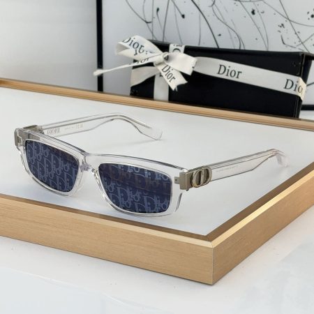 Dior Mirror Leg Stereoscopic Logo Acetate Fibre sunglasses Top quality - Image 1