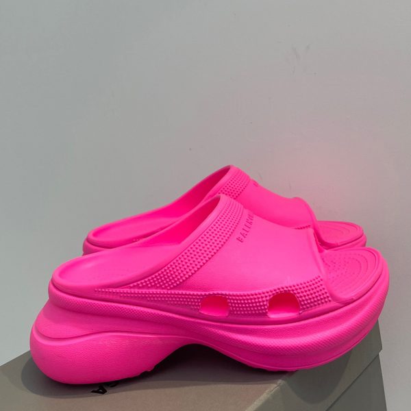 Balenciaga Pool Crocs Rubber Platform Slippers  Slide Sandal