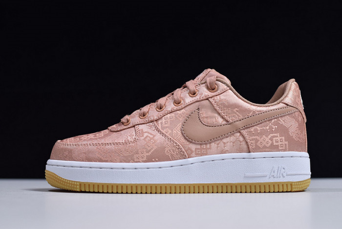 Clot x Nike Air Force 1 Low Rose Gold CJ5290-600 - Image 2