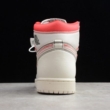 Air Jordan 1 Phantom Sail University Red 555088-160 - Image 4