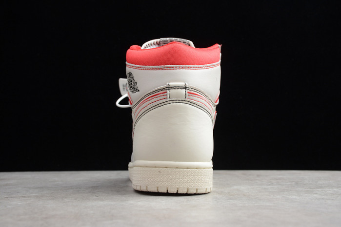 Air Jordan 1 Phantom Sail University Red 555088-160 - Image 4