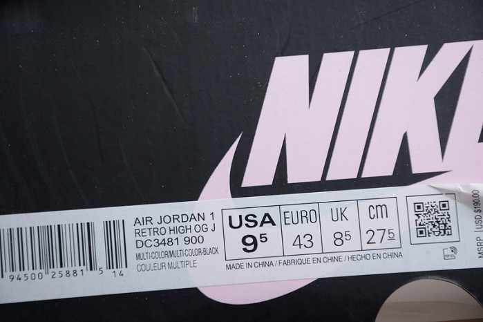 J. Balvin x Air Jordan 1 Retro OG High Colores Y Vibras DC3481-900 - Image 11