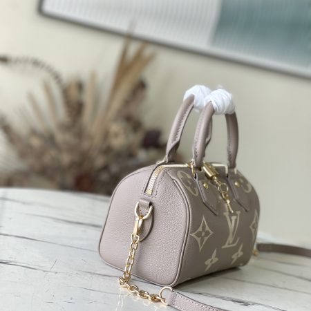 LV Speedy Bandouliere Grey Bag - Image 7