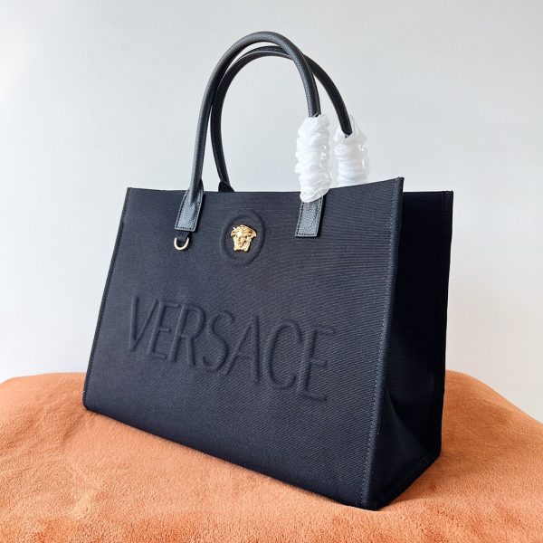 Versace Canvas Tote Bag
