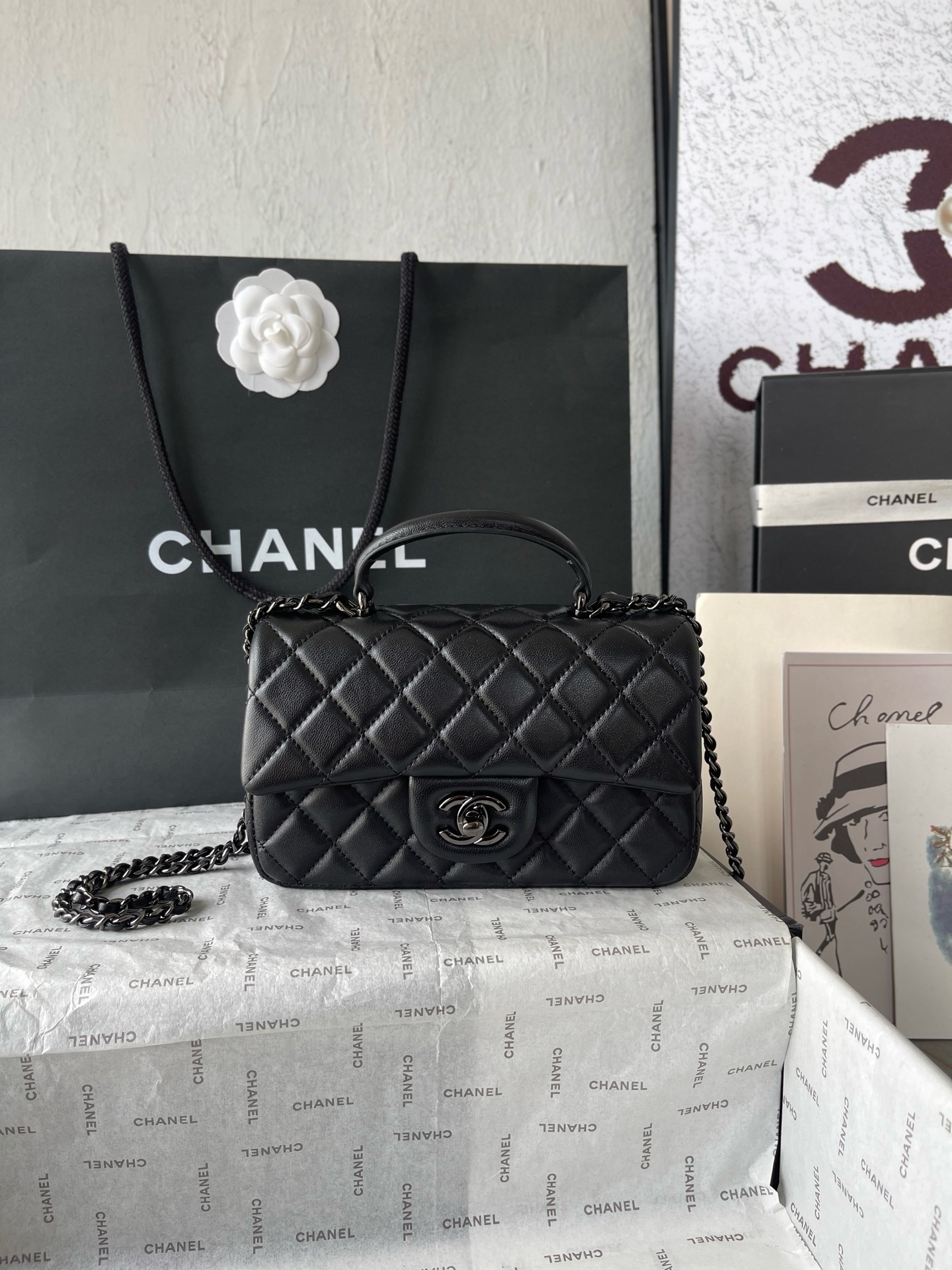 Chanel CF Handbag - Image 6