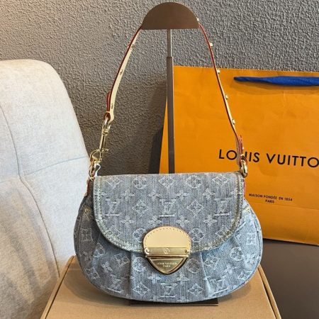 LV Monogram Denim Sunset Bag - Image 3