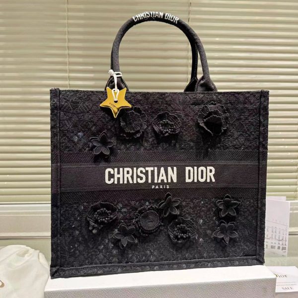 Dior Book Tote D-Lace Macrame Bag