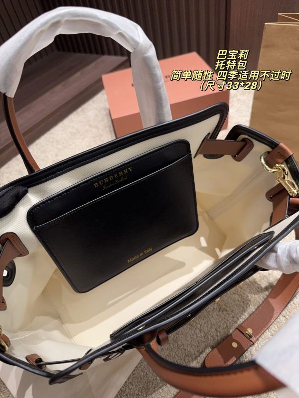 Burberry Cotton Canvas TripleStud Belt Bag