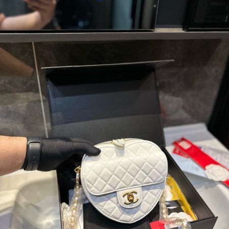 Chanel Mini Heart Crossbody Bag - Image 2