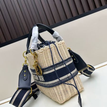 Dior Wicker Oblique Medium Lady Dior Bag - Image 2
