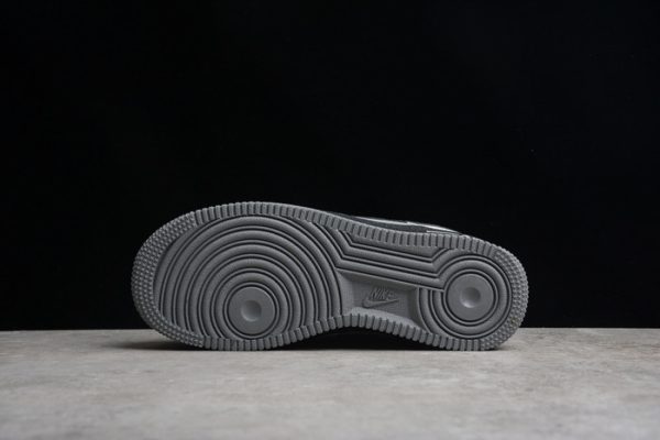 Nike Air Force 1 Low White Dark Grey Black Shoes 553689-609