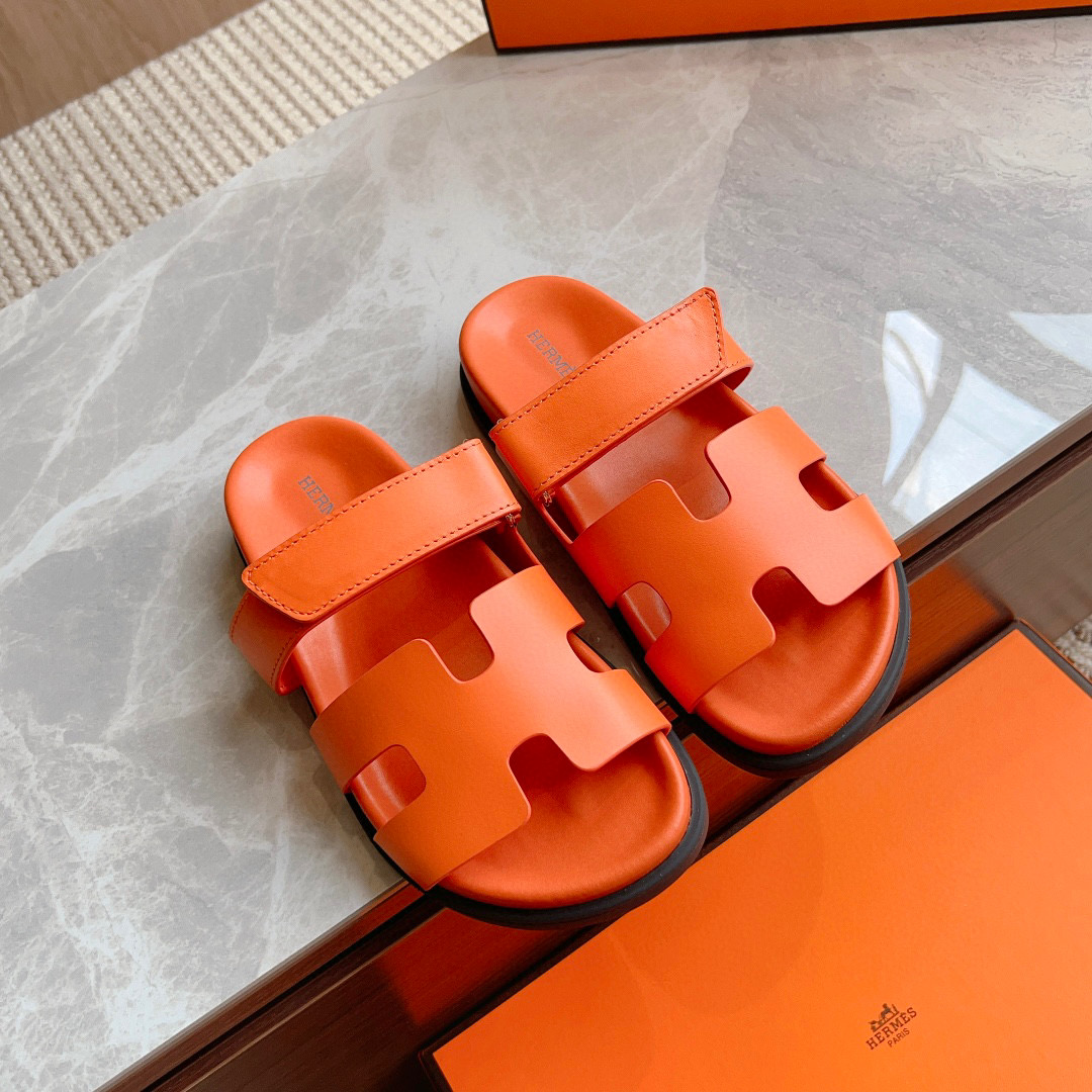 Hermes Chypre Slide Sandals - Image 3